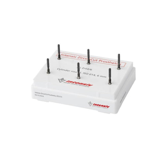 Intensiv Diamond Bur - Special shapes, Cylinder, Intensiv ZirconCut Prosthetics, edge 90° 880