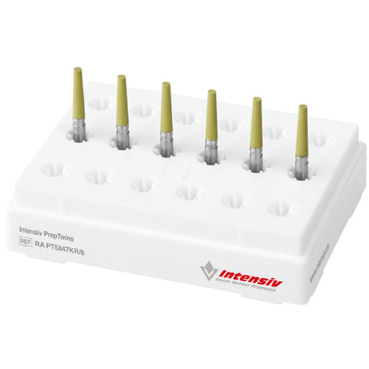 Intensiv PrepTwins, Cone, Yellow 15 Microns